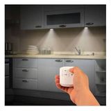 Led Işık Kablosuz Uzaktan Kumandalı Dolap İçi Led Ampul Seti 3lü Set Gece Lambası Spot Lamba