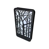 LED Işıklı Ağaç Desenli Ahşap Dekor - 0,75 lt