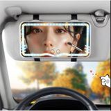 Led Işıklı Araç Makyaj Aynası Aydınlatmalı Oto Siperlik Ayna Oto Makyaj Aynası