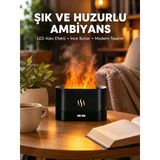 Led Işıklı Buhar Makinesi Alev Efektli Kumandalı Oda Nemlendirici Yeni Nesil