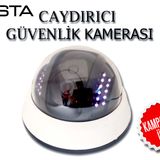 LED IŞIKLI CAYDIRICI SAHTE DOME GÜVENLİK KAMERASI KD-1789