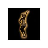 Led Işıklı Dans Temalı Tablo Aidan Dekoratif Gece Lambası Sarı 85 x 34
