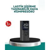 Led Işıklı Dijital Hava Pompası Araba Bisiklet