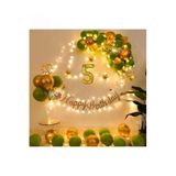 Led Işıklı Gold Küfyeşili Balon Kemer Kiti Doğum Günü Parti Seti Süsü, 5