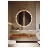 Led Işıklı - Gün Işığı Rengi - Modern Dekoratif Duvar Aynası