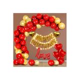 Led Işikli Happy Birthday Parti Balon Set