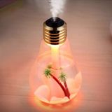 Led Işıklı Hava Nemlendirici Buhar Makinası Ampul Şekilli