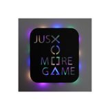 Led Işıklı Just More Game Dekoratif Tablo Oyun Odası Duvar Dekorlu Gece Lambası Çok Renkli 60 cm