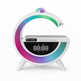 LED Işıklı Kablosuz Şarjlı Bluetooth Hoparlörlü Alarm Saati – Mükemmel Ses, Işık ve Konfor Tek Bir Cihazda!