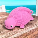 Led Işıklı Kaplumbağa Oyuncak Pembe Kaplumbağa Stres Oyuncağı Yeni Nesil Yumuşak Yoyo Kaplumbağa