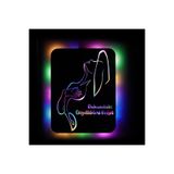 Led Işıklı Kişiselleştirilebilir Kadın Temalı Tablo Cleo Dekoratif Gece Lambası Çok Renkli 40 cm