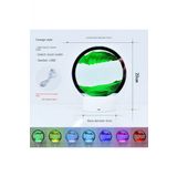 Led Isikli Kum Saati Ev Ofis Dekorasyonu Hediye 7 Inc Kum Sanati 3D Gece Lambasi Kum Sanati Yesil