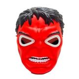 LED IŞIKLI MASKE IŞIKLI KIRMIZI HULK MASKESİ LED LİGHT RED HULK MASK PARTİ MASKELERİ KIRMIZI MASKE
