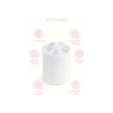 LED Işıklı Mini Aroma Difüzör Beyaz USB Hava Nemlendirici Sessiz Çalışan Taşınabilir Nem Makinesi Masaüstü Oda Ofis Araç Için Uygun Otomatik Kapanma Özellikli - Option-1