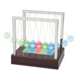 Led Işıklı Newtons Balans Newton Beşiği Topları Bilye Büyük Boy