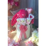 Led Işıklı Özel Kutuda Uyku Arkadaşı Bunny Peluş Tavşan İle Yeni Doğan Hediye Seti- Babyshower, Yenidoğan Hediyesi