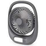 Led Işıklı Şarjlı Vantilatör, Ultra Güçlü Fırçasız Motorlu Taşınabilir Soğutucu Fan, LED Işıklı 3 Kademeli Sessiz Vantilatör, 1800 mAh Şarjlı Portatif Fan, Ev Ofis Kamp Araç İçin Taşınabilir Soğutucu