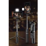 Led Işıklı Selfie Çubuğu Bluetooth Kumandalı Kablosuz Tripot Selfie Monopod Selfie Stick