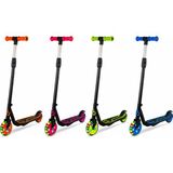 LED Işıklı Tekerlekli Ayarlanabilir Çocuk Scooter – Turuncu, Pembe, Yeşil ve Mavi Renk Seçenekleri