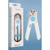 LED Işıklı Tırnak Makası, Kedi ve Köpekler Için Koruyucu Törpü - 00-Siyah - Beyaz