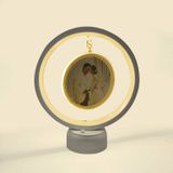 Led Işıklı Yuvarlak Fotoğraf Çerçevesi