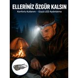 Led Kafa Feneri Ayarlanabilir Baş Bantlı Güçlü Aydınlatma Lambası - Lisinya