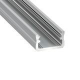 LED Kanal Profil Alüminyum İnce Kasa 13x6mm 1 Metre 10’luk Üst Opak Pleksi 2128 Yan Kapak Dahil