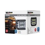 Led Kaput Üstü Off-Road Lambası 6 Led Beyaz 6 Led Sarı Çakar Fonksiyonlu 10/30V E-Belgeli 36W 31904