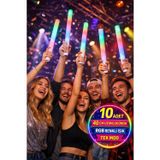 LED Köpük Işık Çubuğu 10 Adet – 40 cm RGB Işıklı Eğlence Çubuğu Seti