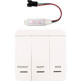 LED Koşu Işıkları Şerit Cob 3000K Wifi App Kontrolü 12-24V Takip Işığı Su Koçanı Oda Dekoratif Aydınlatma Anahtarı Dokunmatik Tuş