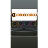 LED LEVEL 16 Cm Midrange Kapağı Piksel Neon Ledli 358 Animasyonlu 2 Takım 4 Kapak Rf Kumandalı