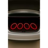 LED LEVEL Oval Midrange Kapağı Neon Işıklı Rgb Rf Kumandalı 2 Takım 4 Adet