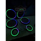 Led Level Piksel Neon Ledli 20 cm Midrange Hoparlör Kapağı - RGB