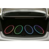 LED LEVEL pixel Kayar Ledli Oval Hoparlör Kapağı Sese duyarlı Neon Işıklı Oval Kapak