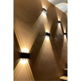 Led Level Siyah Kasa Haiti Aplik Salon Ayna Üstü Rgb 16 Renk Okunmatik Kumanda +Adabtör - Çok Renkli
