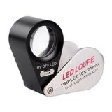 Led Loupe Triplet 10x Profesyonel Kuyumcu Lup Büyüteci