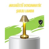 Led Masa Lambası 3 Renk Ayarlı Şarjlı Kablosuz Modern Tasarım Mir79923162
