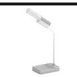 LED Masa Lambası, USB Şarjlı, Dokunmatik, Telefon Tutucu, Beyaz