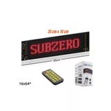 Led Matrix Panel 35Cm X 10Cm Rgb Ekran Kumandalı Telefon Kontrollü Led Ekran Vitrin Kayan Yazı 20X64