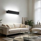 LED Modern İç Mekan Duvar Lambası 270° Dönen Ayarlanabilir Açı Duvar Lambası Yatak Odası Oturma Odası Koridor Merdiven için Uzun Alüminyum Duvar Aydınlatması (Siyah Beyaz Işık, 16 cm)