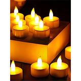 Led Mum 12’Li Tealight Set – Pilli, Dumansız, Dekoratif Led Mum – Sarı Işık Ortam Aydınlatma [Enerji Sınıfı A+++]