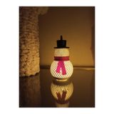 Led Mum Aydınlatmalı Kardan Adam 14 CM Yılbaşı Sevgililer Günü 1 ADET LED MUM DAHİLDİR