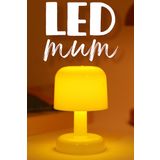 Led Mum İskandinav Tip Pil Dahil Dumansız Alev Ledli Yapay Dekoratif Mum Dekor Işığı Krem PT427