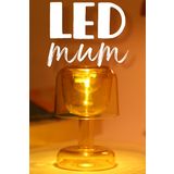 Led Mum İskandinav Tip Pil Dahil Dumansız Alev Ledli Yapay Dekoratif Mum Dekor Işığı Sarı PT428