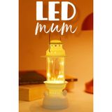 LED Mum Kamp Lambası Tipi Pil Dahil Dumansız Alev Ledli Yapay Dekoratif Mum Dekor Işığı Beyaz PT437 - Seçenek 1