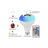 LED MUSİC BULB Bluetooth Hoparlörlü Rgb Led Ampul Kumandalı
