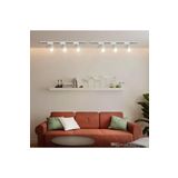 Led Pasajı Beyaz Kasa Ve Günışığı 6 Adet 360 Derece Dönen Led Ray Spot Lamba 2 Adet 1 Metre Raylı Armatür