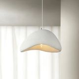 Led Projem Kaya Beton Tekli Sarkıt Avize Beton E27 Modern Avize - 30cm - Beyaz