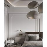 Led Projem Kaya Beton Tekli Sarkıt Avize Beton E27 Modern Avize - 50cm - Gri
