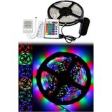 LED Renkli Animasyonlu Tak Çalıştır Rgb Şerit Işık 5 Metre - Açık Bej